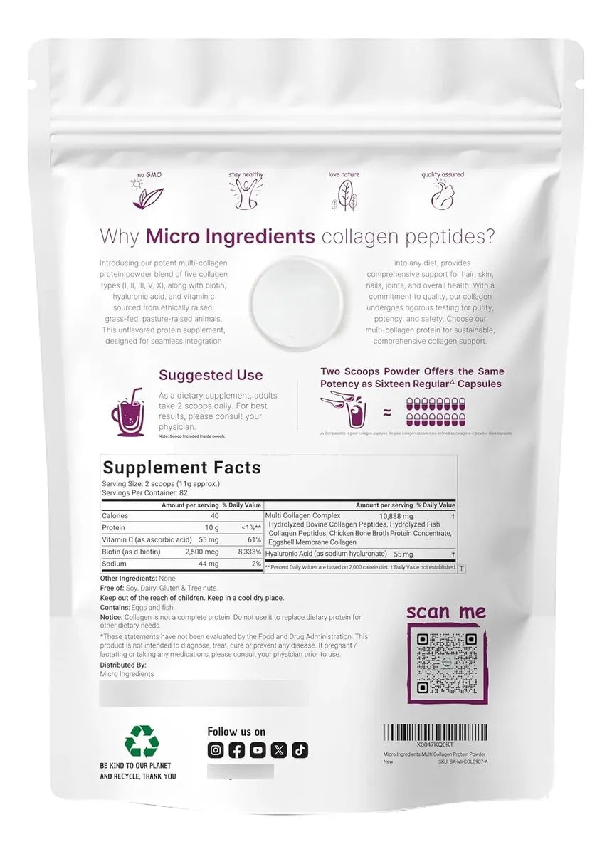 Multi Colageno Peptides Microingredients-Hidrolized Protein Peptides